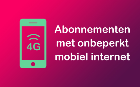 Vergelijk abonnementen onbeperkt mobiel - GSM